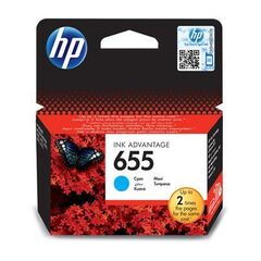 HP 655 INK CARTRIDGE 1 PC(S) ORIGINAL CYAN