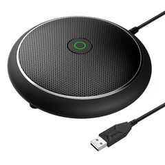 CMTECK ΕΠΙΤΡΑΠΈΖΙΟ ΜΙΚΡΌΦΩΝΟ M003, OMNIDIRECTIONAL, USB, ΜΑΎΡΟ