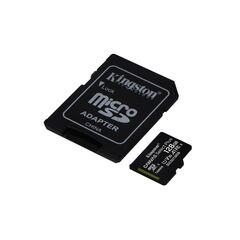 KINGSTON MEMORY CARD MICROSD CANVAS SELECT PLUS SDCS2/128GB, CLASS 10, SD ADAPTER