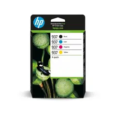 HP 937 CMYK ORIGINAL INK CARTRIDGE 4-PACK