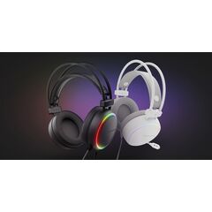 GENESIS GAMING HEADSET NEON 613 G2 WITH MICROPHONE RGB ILLUMINATION WHITE (NSG-2308) (GNSNSG-2308)
