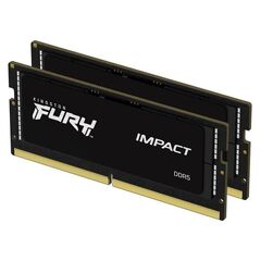 KINGSTON MEMORY  KF556S40IBK2-32 FURY IMPACT DDR5, 5600MT/S, 32GB SODIMM KIT