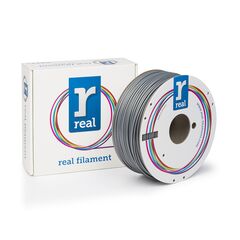 REAL ABS 3D PRINTER FILAMENT - SILVER - SPOOL OF 1KG - 2.85MM (REALABSSILVER1000MM3)