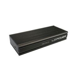 LC-POWER ΘΉΚΗ ΓΙΑ M.2 NVME SSD ΜΕ ΣΎΝΔΕΣΗ TYPE-C USB 3.2 (ΜΑΎΡΟ) (LC-M2-C-NVME-2X2) (LCM2-C-NVME-2X2)