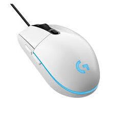 LOGITECH G203 LIGHTSYNC GAMING MOUSE USB WHITE (910-005797) (LOGG203WH)