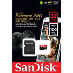 SANDISK MEMORY 32GB ULTRA MICROSDHC/MICROSDXC UHS-I (SDSQXCG-032G-GN6MA) (SANSDSQXCG-032G-GN6MA)