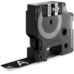 ΤΑΙΝΊΑ ΕΤΙΚΕΤΟΓΡΆΦΟΥ DYMO IND RHINO TAPE VINYL WHITE ON BLACK 19MM (1805436) (DYM1805436)