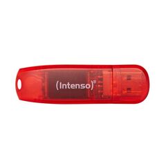 INTENSO USB 2.0 STICK 128GB RAINBOW LINE ROT (3502491) (NSO3502491)