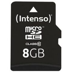 INTENSO MICROSDHC CARD  8GB CLASS 10 (3413460) (NSO3413460)