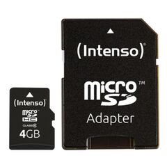 INTENSO MICROSDHC CARD  4GB CLASS 10 (3413450) (NSO3413450)