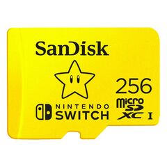 SANDISK MICROSD 256GB MEMORY CARD FOR NINTENDO SWITCH (SDSQXAO-256G-GNCZN) (SANSDSQXAO-256G-GNCZN)