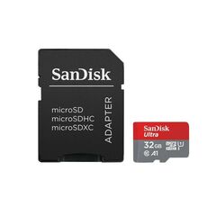 SANDISK ULTRA MICROSDHC UHS-I 32GB WITH ADAPTER (SDSQUA4-032G-GN6IA) (SANSDSQUA4032GGN6IA)