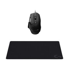 LOGITECH MOUSE GAMING WIRED G502X BLACK & MOUSEPAD G240