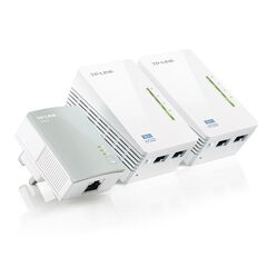 TP-LINK AV600 POWERLINE WI-FI 3-PACK KIT (TL-WPA4220 TKIT)