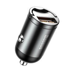 BASEUS ΦΟΡΤΙΣΤΉΣ ΑΥΤΟΚΙΝΉΤΟΥ ΓΚΡΙ TINY STAR MINI ΣΥΝΟΛΙΚΉΣ ΈΝΤΑΣΗΣ 5A ΓΡΉΓΟΡΗΣ ΦΌΡΤΙΣΗΣ ΜΕ ΜΊΑ ΘΎΡΑ USB (VCHX-A0G) (BASVCHXA0G)