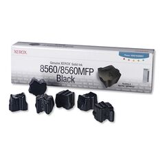 XEROX PHASER 8560 BLACK COLORSTIX-6PK (108R00727) (XER108R00727)