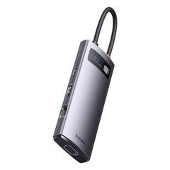 BASEUS HUB 7IN1 METAL GLEAM SERIES, USB-C TO 3X USB 3.0 + HDMI + USB-C PD + VGA + ETHERNET RJ45 (WKWG040013) (BASWKWG040013)