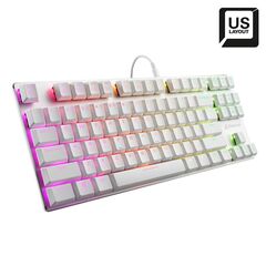 SHARKOON PUREWRITER TKL RGB GAMING ΜΗΧΑΝΙΚΌ ΠΛΗΚΤΡΟΛΌΓΙΟ TENKEYLESS ΜΕ KAILH RED ΔΙΑΚΌΠΤΕΣ ΚΑΙ RGB ΦΩΤΙΣΜΌ (ΑΓΓΛΙΚΌ US) ΛΕΥΚΌ (PUWRTKLWHRD) (SHRPUWRTKLWHRD)