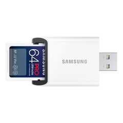 SAMSUNG PRO ULTIMATE SDXC 64GB CLASS 10 U3 ΜΕ USB READER (MB-SY64SB/WW) (SAMMB-SY64SB-WW)