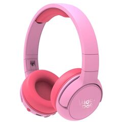 KIDDOBOO BLUETOOTH HEADPHONES FLAMINGO PINK (KBHB02-PNK)