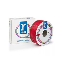 REAL ABS PLUS 3D PRINTER FILAMENT - RED - SPOOL OF 1KG - 1.75MM (REALABSPLUSRED1000MM175)