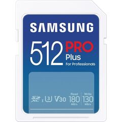 SAMSUNG PRO PLUS SDXC 512GB CLASS 3 U3 V30 UHS-I (MB-SD512S/EU) (SAMMB-SD512S-EU)