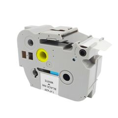 ΠΛΑΣΤΙΚΉ ΤΑΙΝΊΑ ΕΤΙΚΕΤΟΓΡΆΦΟΥ MEDIARANGE (BROTHER TZ-261/TZE-261) 36 MM X 8 M (ΜΑΎΡΑ ΓΡΆΜΜΑΤΑ ΣΕ ΛΕΥΚΌ ΦΌΝΤΟ) (MRBTZ261)