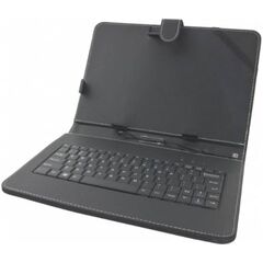ESPERANZA EK125 FLIP COVER ΔΕΡΜΑΤΊΝΗΣ ΜΕ ΠΛΗΚΤΡΟΛΌΓΙΟ ΜΑΎΡΟ (UNIVERSAL 9-10.1") (EK125) (ESPEK125)