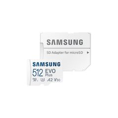 SAMSUNG EVO PLUS MICROSDXC 512GB CLASS 10 U3 V30 UHS-I WITH ADAPTER (MB-MC512SA/EU) (SAMMB-MC512SA-EU)
