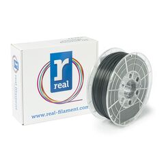 REAL PLA 3D PRINTER FILAMENT - GRAY - SPOOL OF 1KG - 1.75MM (REALPLAGRAY1000MM175)