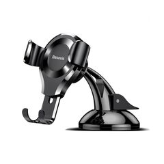 BASEUS CAR MOUNT OSCULUM TYPE GRAVITY BLACK (SUYL-XP01) (BASSUYL-XP01)