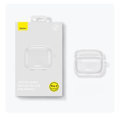 BASEUS TRANSPARENT CASE CRYSTAL FOR AIRPODS PRO 2 (ARAP000200) (BASARAP000200)
