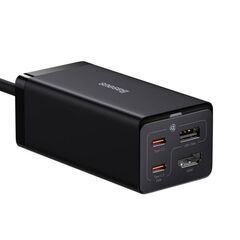 BASEUS ΦΟΡΤΙΣΤΉΣ ΧΩΡΊΣ ΚΑΛΏΔΙΟ ΜΕ 2 ΘΎΡΕΣ USB-C 67W POWER DELIVERY ΜΑΎΡΟΣ GAN5 PRO (CCGP110201) (BASCCGP110201)