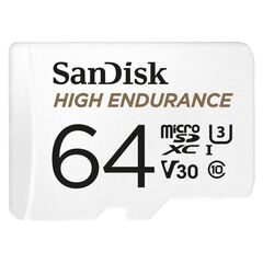 SANDISK® HIGH ENDURANCE MICROSD 64GB CARD (SDSQQNR-064G-GN6IA) (SANSDSQQNR-064G-GN6IA)
