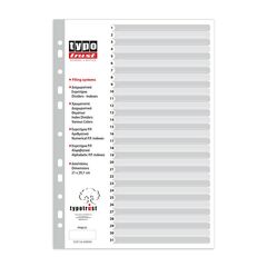 TYPOTRUST ΔΙΑΧΩΡΙΣΤΙΚΆ A4 ΑΡΙΘΜΗΤΙΚΆ ΠΛΑΣΤΙΚΆ 1-31 (FP40131) (TYPFP40131)
