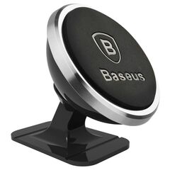 BASEUS MAGNETIC CAR HOLDER FOR SMARTPHONE SILVER (SUCX140012) (BASSUCX140012)
