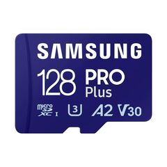 SAMSUNG PRO PLUS MICROSDXC 128GB CLASS 10 U3 V30 A2 UHS-I WITH USB READER (MB-MD128SB/WW) (SAMMB-MD128SB-WW)
