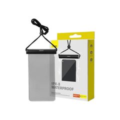 BASEUS WATERPROOF PHONE CASE  AQUAGLIDE WITH CYLINDRICAL SLIDE LOCK BLACK (P60263701113-00) (BASP60263701113-00)
