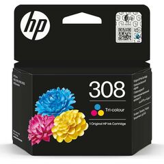 HP 308 TRI-COLOR ORIGINAL INK CARTRIDGE