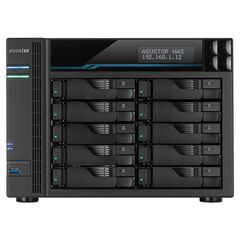 ASUSTOR NAS LOCKERSTOR 10 AS6510T 10-BAY 3,5 /2X M.2 NVME SLOTS/INTEL ATOM QUAD-CORE/8GB DDR4/2X10GBE/2X2.5GBE PORT