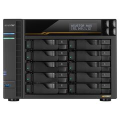 ASUSTOR NAS LOCKERSTOR 10 GEN3 AS6810T 10-BAY 3,5 /4X M.2 NVME SLOTS/AMD RYZEN QUAD-CORE/16GB DDR5/2X 10 GBE, 2X5GBE PORT