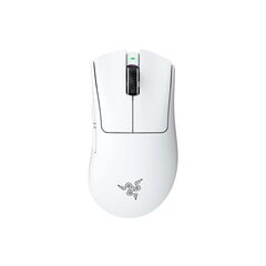 RAZER DEATHADDER V4 PRO WHITE - 57G WIRELESS GAMING MOUSE - ERGONOMIC - 120 HOURS BATTERY - 45K DPI