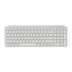 KEYCHRON B2 PRO (B2P-K8) ULTRASLIM MINI WIRELESS BT KEYBOARD ZMK ONLINE CUSTOMIZE WHITE 96% US LAY