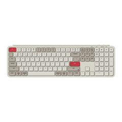 KEYCHRON B6 PRO (B6P-K13) ULTRASLIM WIRELESS KEYBOARD ZMK ONLINE CUSTOMIZATION - RETRO RED 100% US