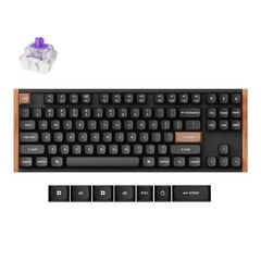 KEYCHRON K8 HE (K8H-F1) SPECIAL WOOD EDITION WIRELESS MAGNETIC HALL EFFECT RGB KEYBOARD 80% US