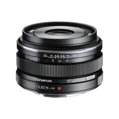 OLYMPUS 17MM 1:1.8 BLACK M.ZUIKO DIGITAL (EW-M1718) LENSE MICRO FT