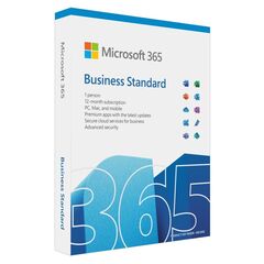 MICROSOFT 365 BUSINESS STANDARD RETAIL ENGLISH EUROZONE SUB 1YR MDLS P8