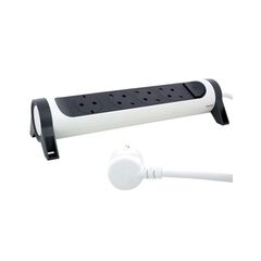 LEGRAND SURGEARREST 4 OUTLETS 1.5M CABLE  WHITE/GREY ROTATING