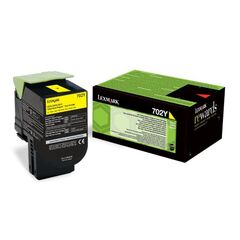 LEXMARK CS310/410/510 YELLOW TONER CRTR SC (702Y) RETURN 1K (70C20Y0) (LEX70C20Y0)