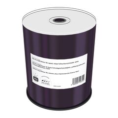 MEDIARANGE DVD+R 4.7GB|120MIN 16X SPEED, INKJET FULLSURFACE PRINTABLE, CAKE 100 (MR414)
